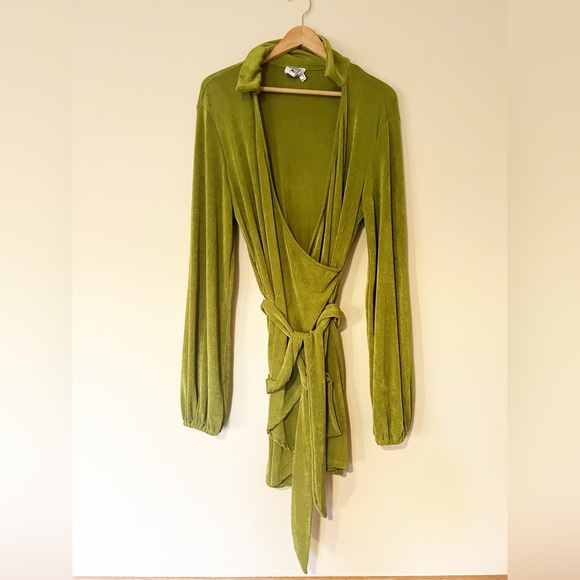 Princess Polly Dresses Princess Polly Party Time Mini Dress Green